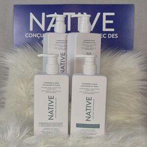 Native Cashmere & Rain Strengthening Shampoo & Conditioner – Bundle of 4